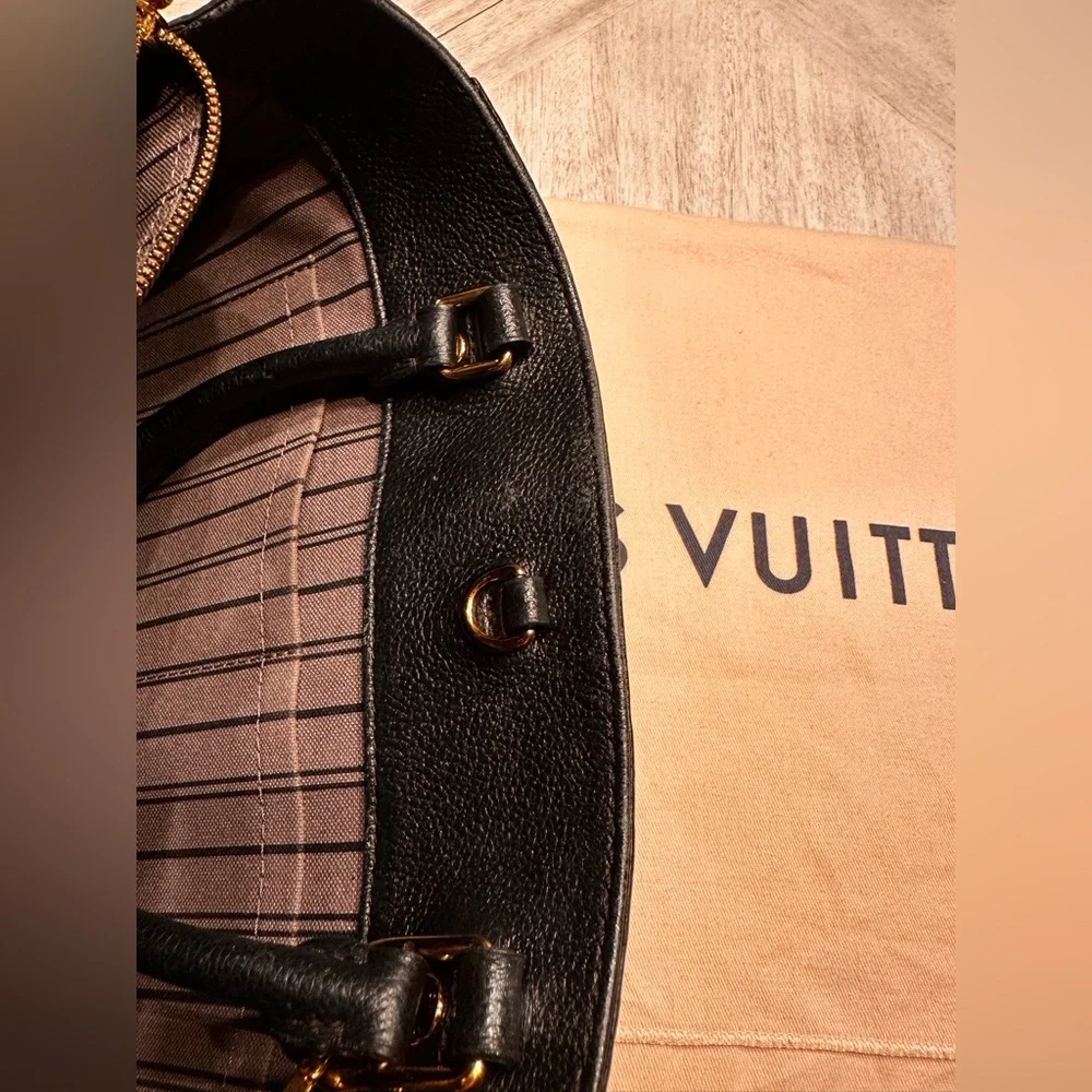 Black Louis Vuitton Montaigne MM Monogram Empriente - Picture 16 of 17